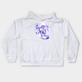 Blue and Purple Skull Kids Hoodie